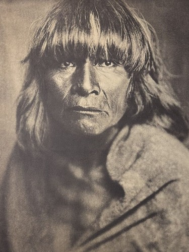 Vintage edward curtis - edward, sepia